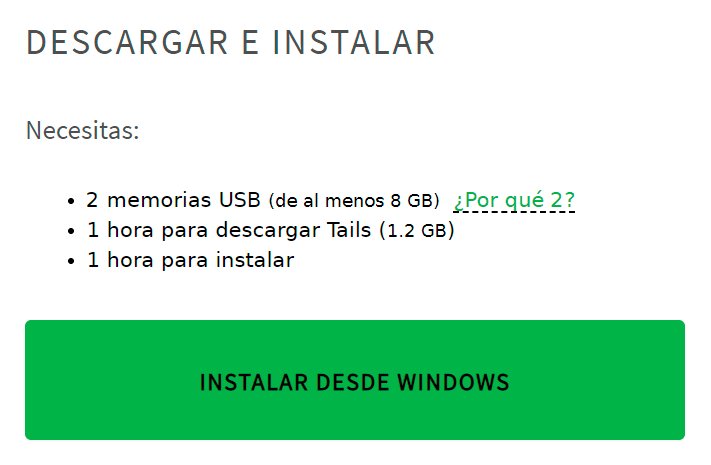 Tails VPN y S.O. (distro) 0