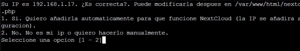 Instalar Nextcloud 1