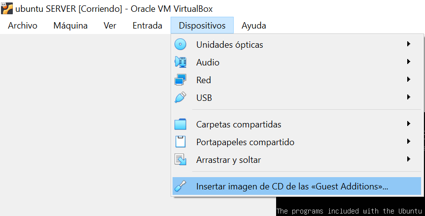 Guest Additions en Linux (Debian / Ubuntu) y compartir carpeta – VirtualBox 1