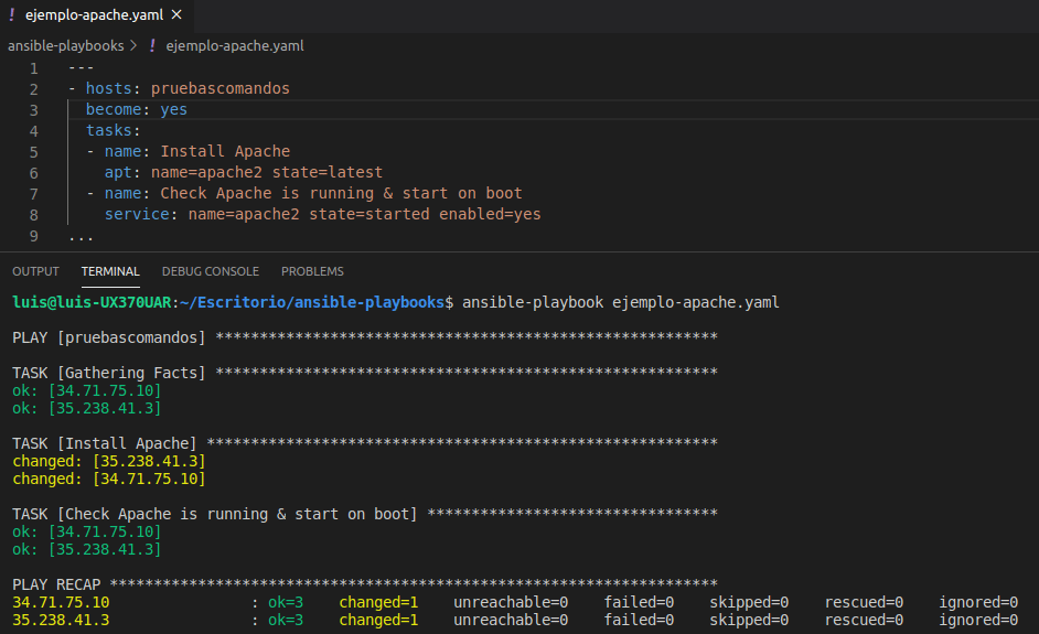 Tutorial Ansible desde 0 – Herramienta de gestión de servidores 19
